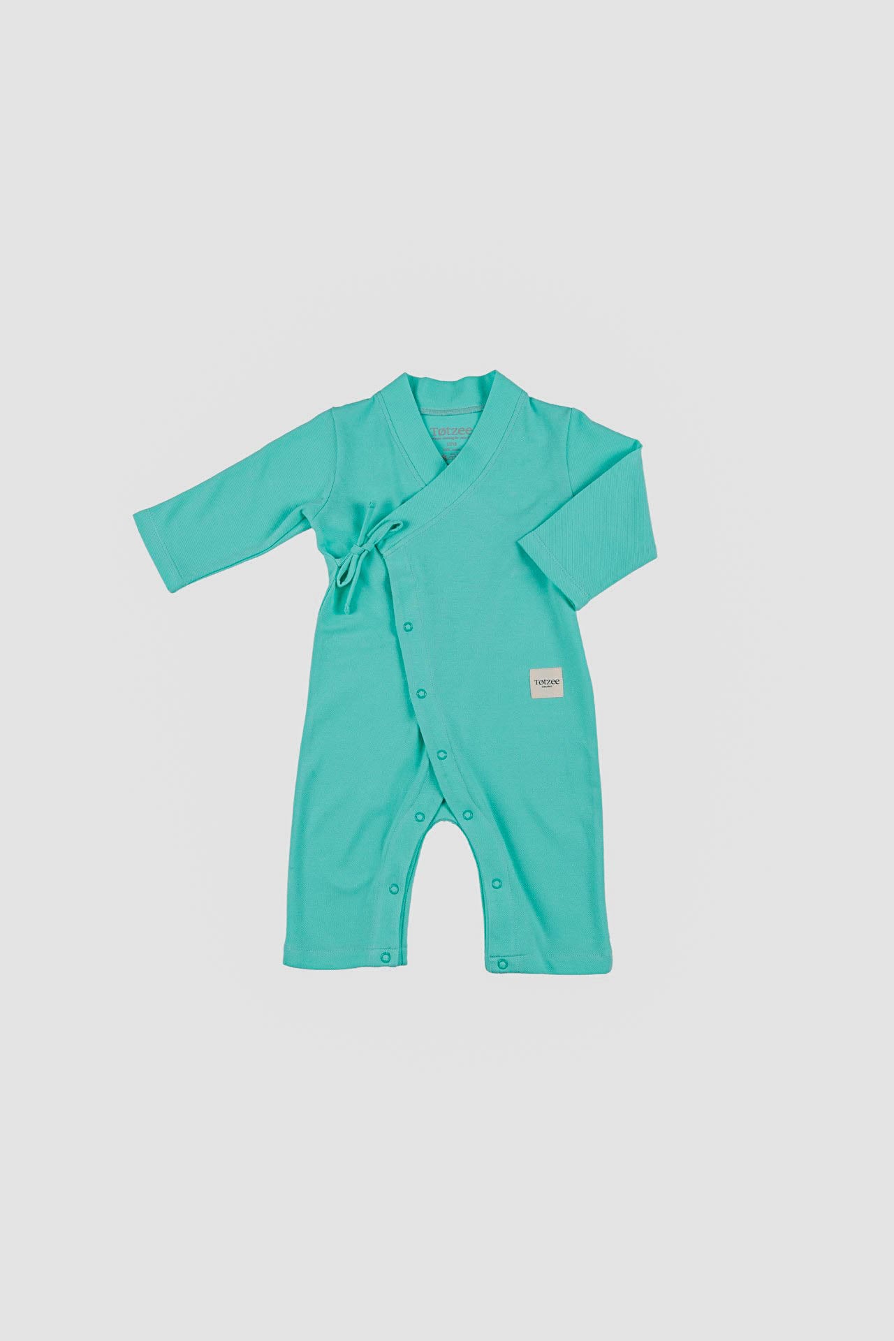 Totzee; Uzun Kimono Tulum Mint Yeşili; Long Kimono Romper Mint Green