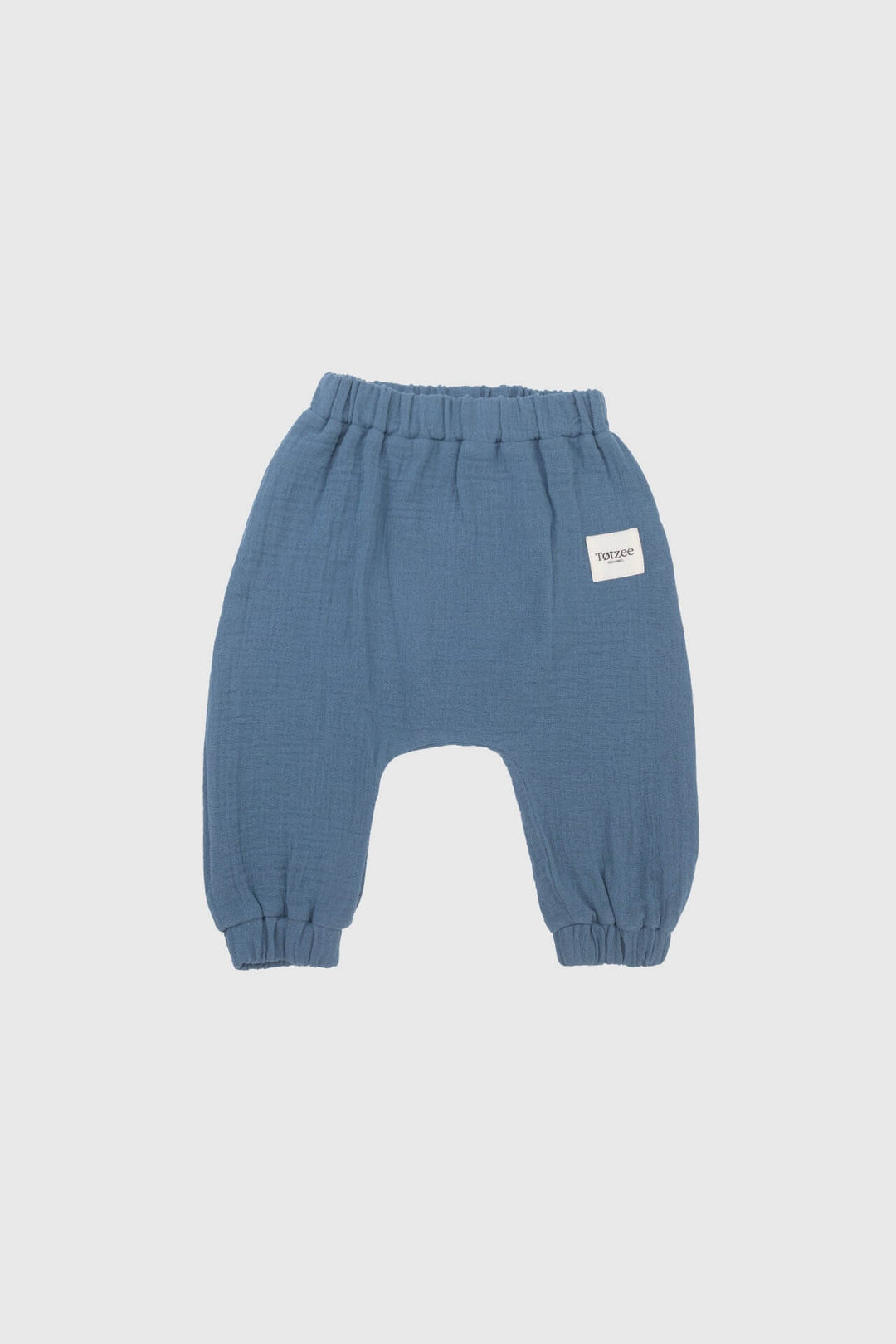 Totzee; Müslin Balon Pantolon Koyu Mavi; Muslin Balloon Trousers Indigo