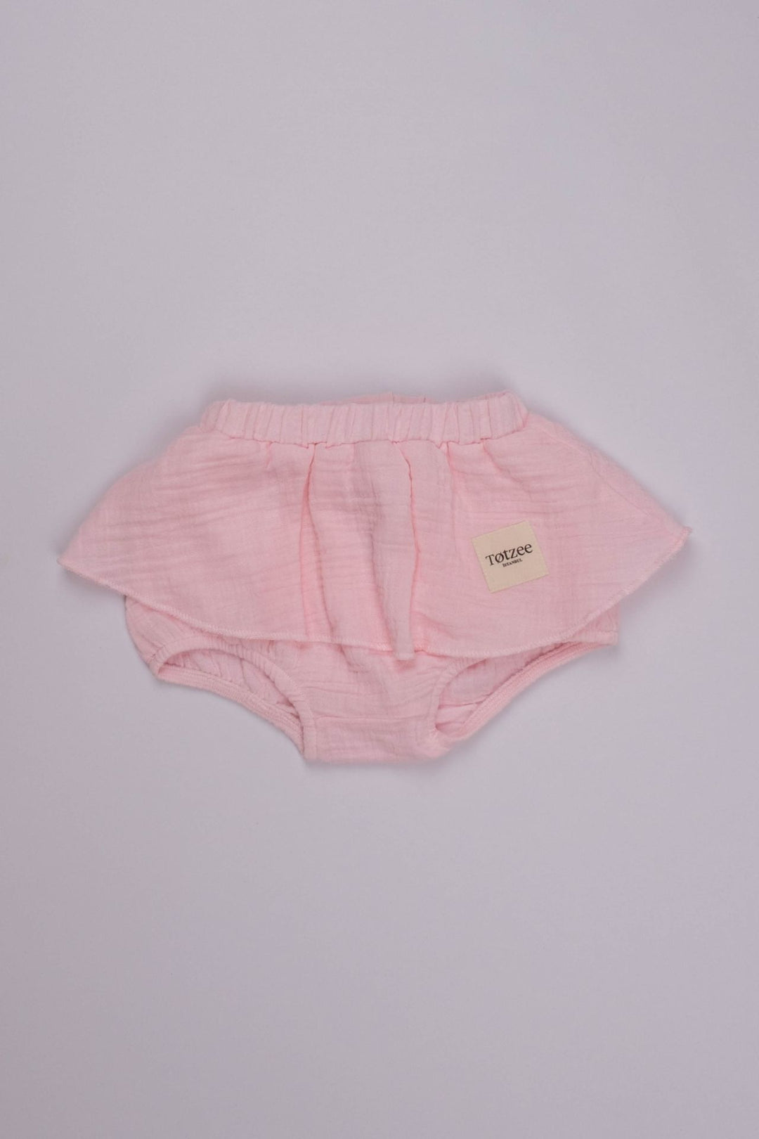 Totzee; Müslin Etekli Şort Pembe; Müslin Bloomer Skirt Pink