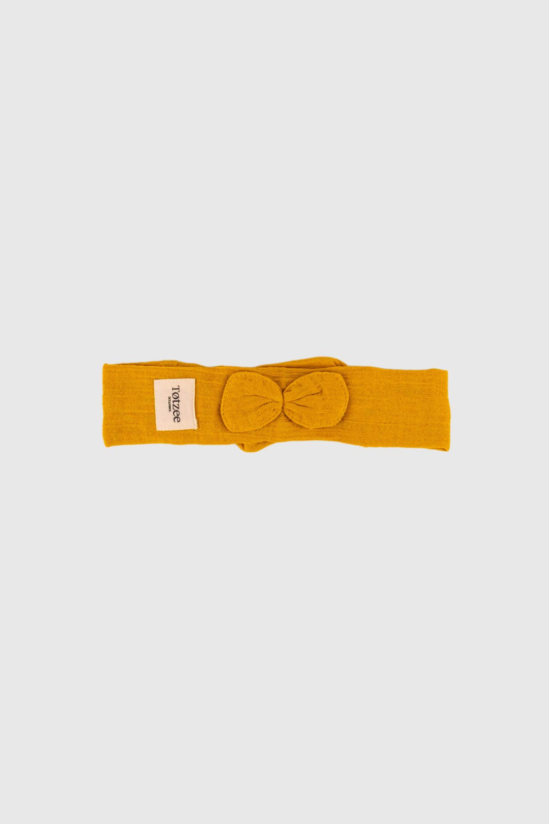 Totzee-Muslin-Bow-Mustard-Autumn-Yellow_0