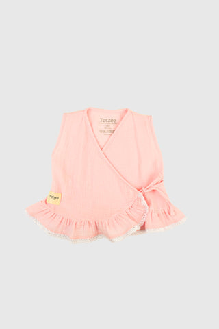 Totzee; Müslin Kimono Elbise Pembe; Muslin Kimono Dress Pink