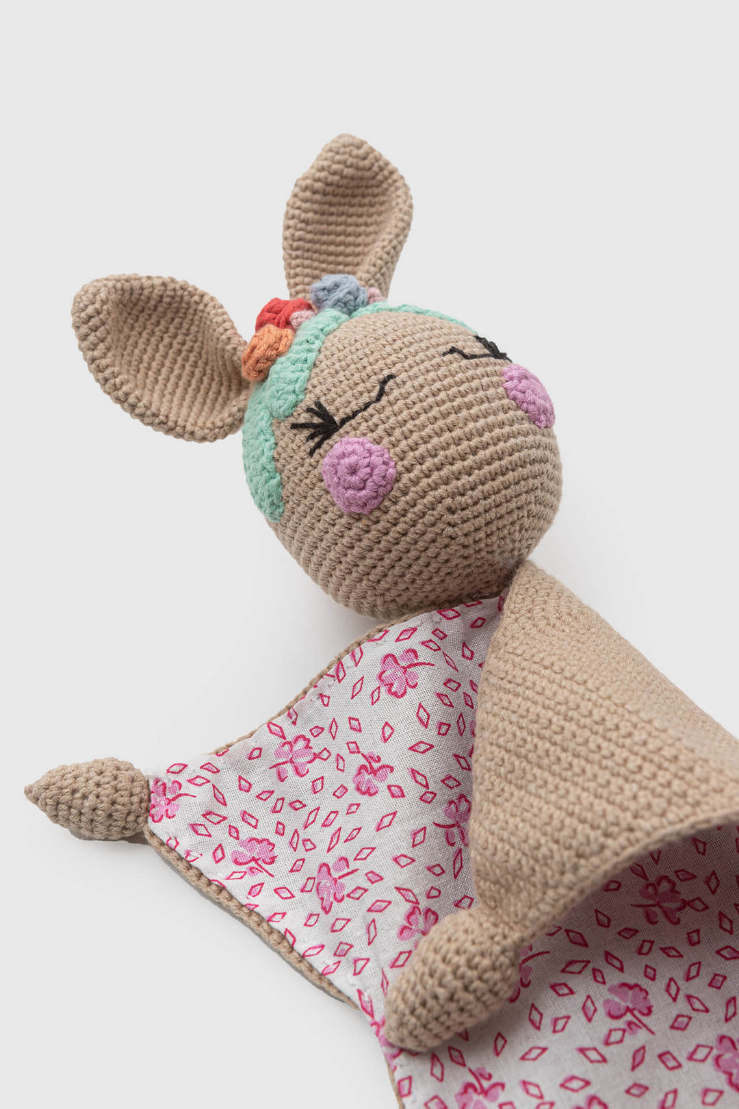 Totzee; Tavşan Uyku Arkadaşı Kahverengi & Pembe; Rabbit Dou Dou Brown & Pink