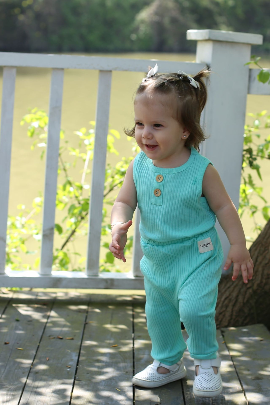Totzee; Fitilli Pantolon Mint Yeşili; Ribbed Trousers Mint Green