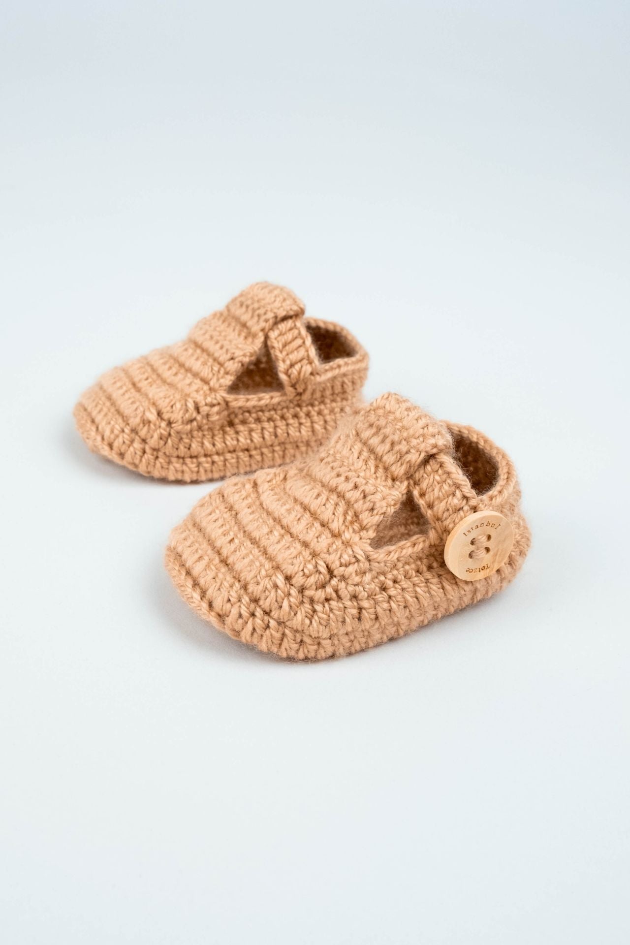 Totzee; Bantlı Patik Latte; Strap Booties Latte