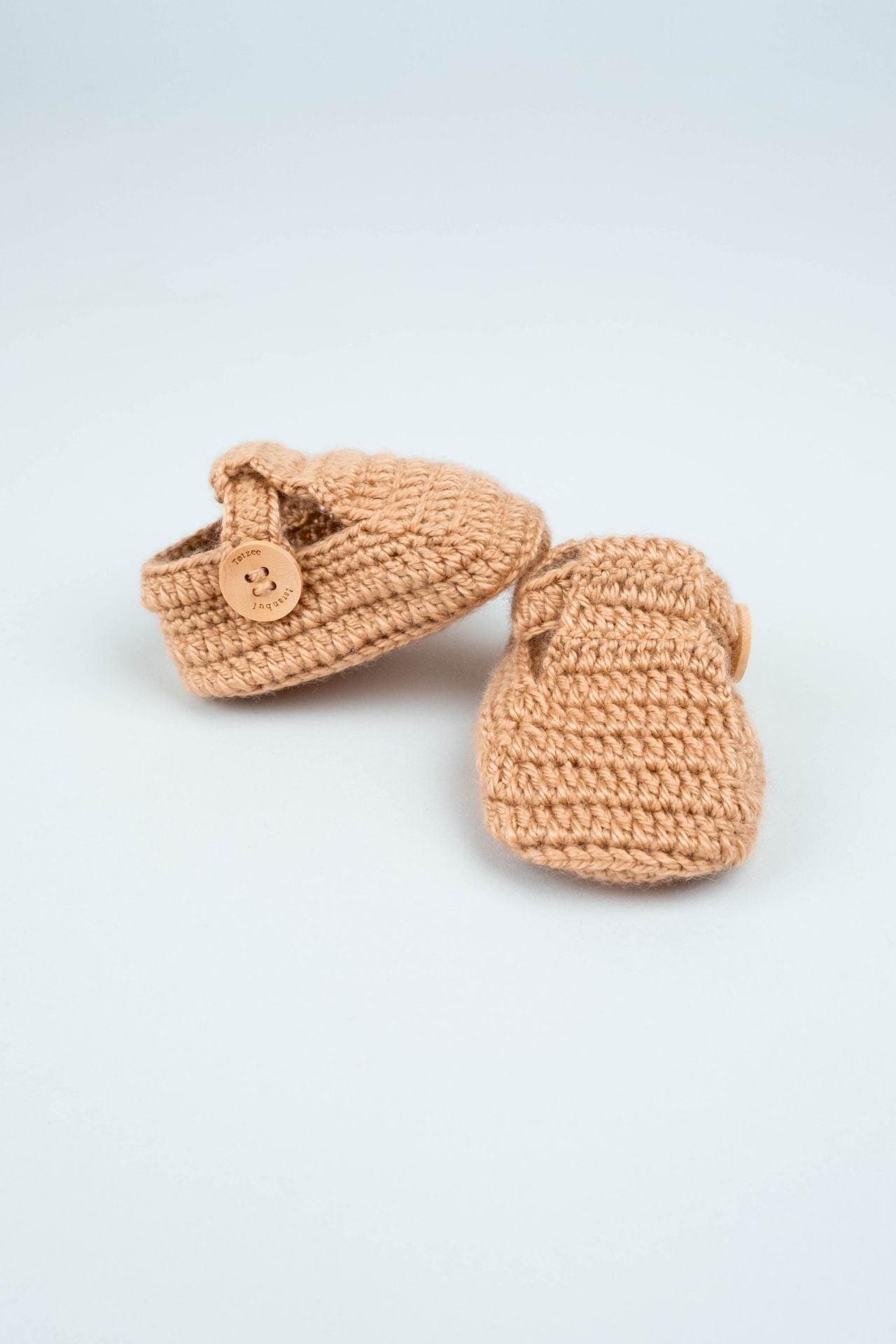 Totzee; Bantlı Patik Latte; Strap Booties Latte