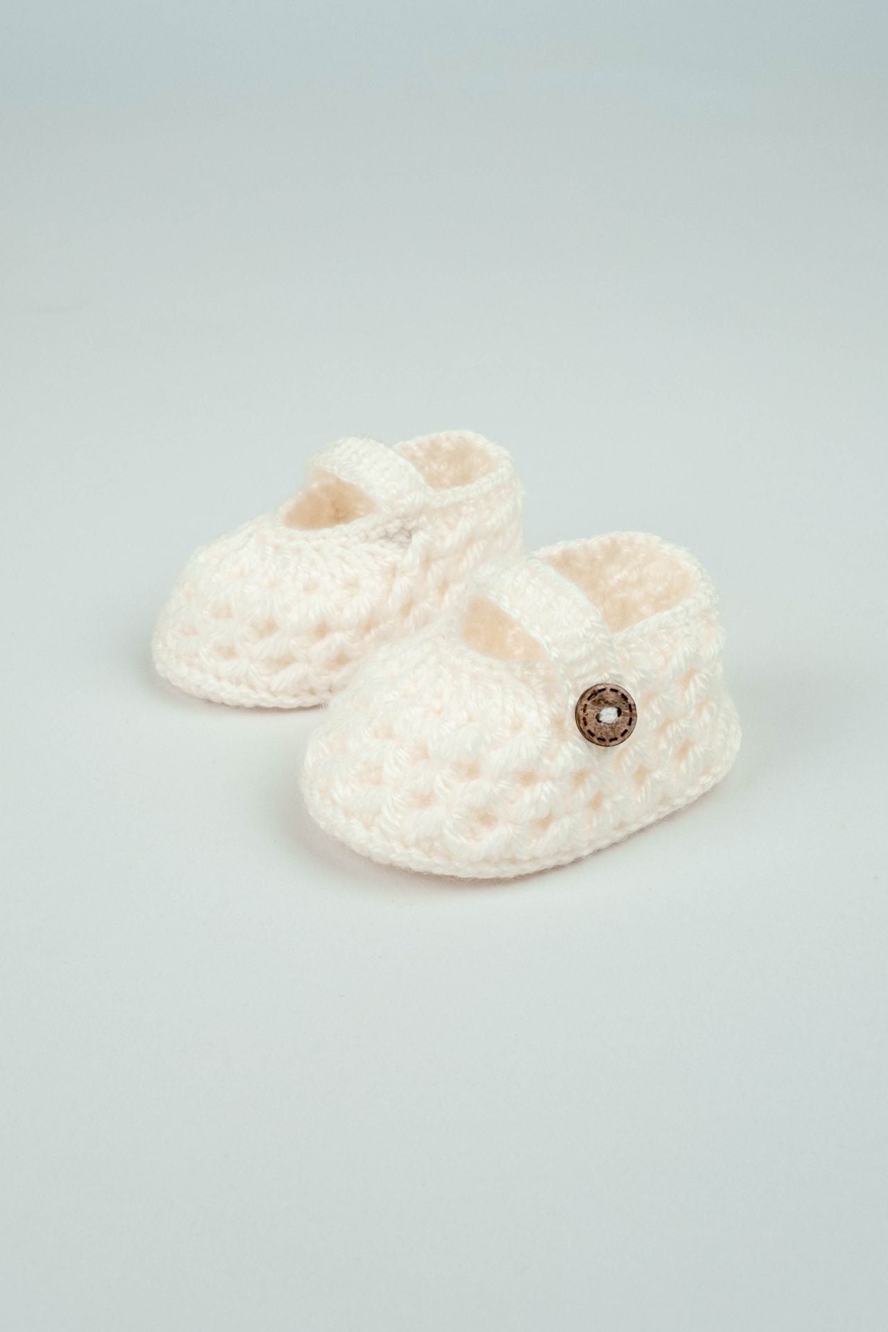 Totzee; Şeritli Patik Krem Rengi; Strap Booties Cream