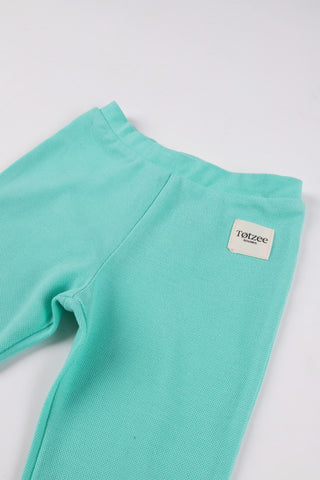 Totzee; Basic Pantolon Mint Yeşili; Basic Trousers Mint Green
