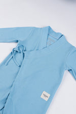 Totzee; Uzun Kimono Tulum Gökyüzü Mavisi; Long Kimono Romper Sky Blue