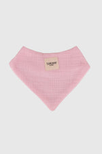 Totzee; Müslin Fular Önlük Pembe; Muslin Bandana Bibs Pink