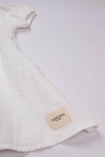 Totzee; Müslin Gipe Elbise Ekru; Muslin Smocked Dress Ecru