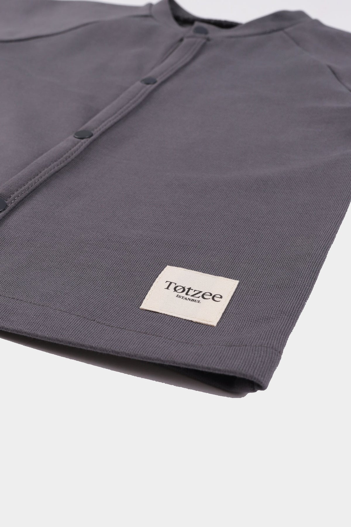 Totzee; Çıtçıtlı Üst Antrasit Gri; Snap Top Anthracite Gray