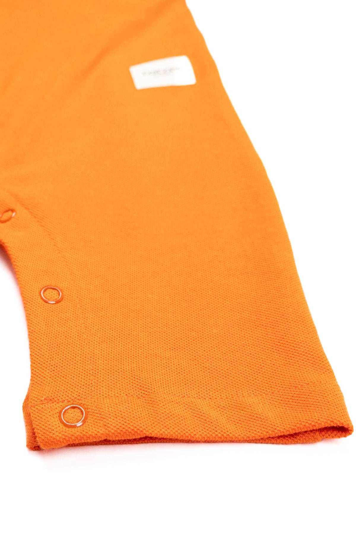 Long Kimono Jumpsuit Light Orange – close-up detail