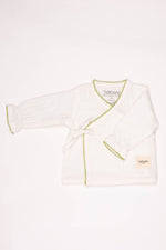 Totzee; Müslin Yenidoğan Yeşil Kroşeta Detaylı Üst; Muslin Newborn Green Crochet Detail Top