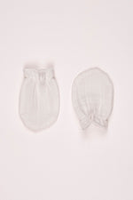Totzee; Müslin Yenidoğan Eldiven Ekru; Muslin Newborn Mittens Ecru